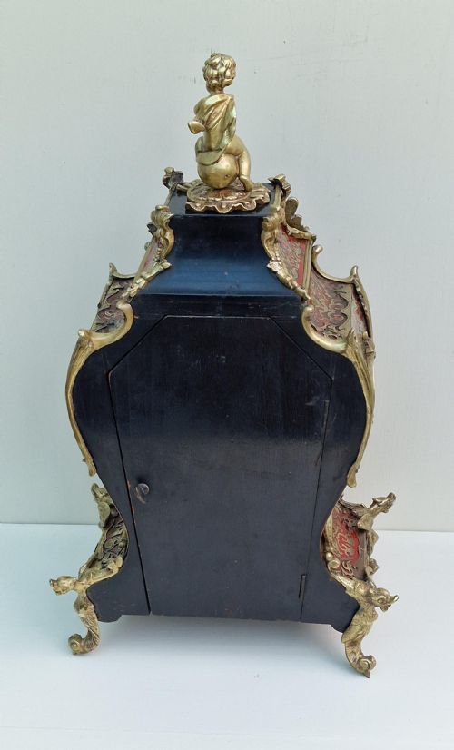 fig 1. A French Boulle Inlaid Mantel Clock