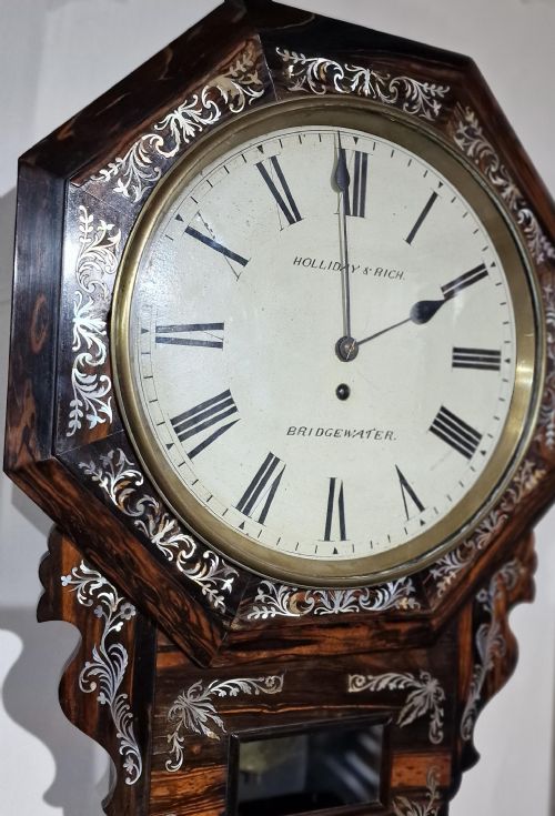 HALLIDAY RICH BRIDGWATER FUSEE WALL CLOCK - ADDITIONAL PHOTO 4