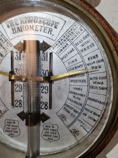 fig 2. Admiral Fitzroy The Atmoscope Barometer