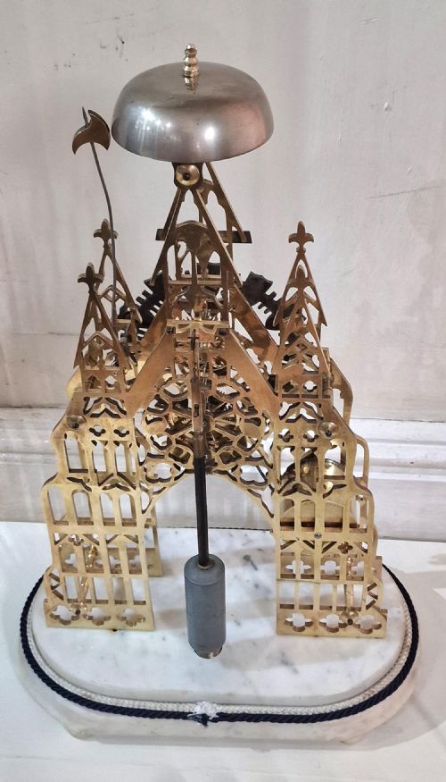 EDWIN DAVIS BRADFORD SKELETON CLOCK - ADDITIONAL PHOTO 1