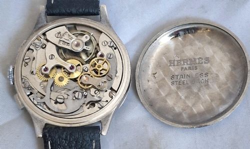 fig 2. 1950's Hermes Chronograph Wristwatch
