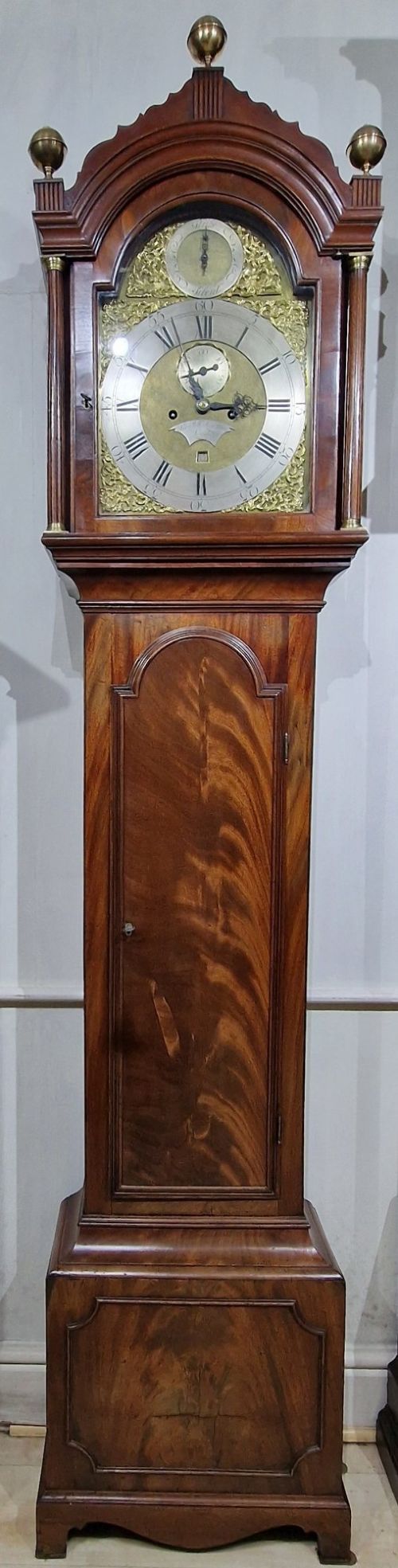 MCLENNAN LONDON GEORGIAN LONGCASEGRANDFATHER CLOCK