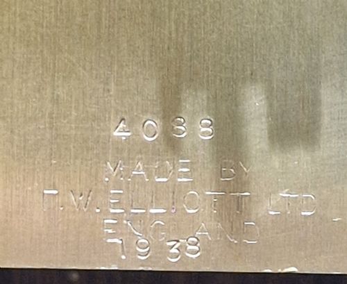 AN RAF OFFICERS MESS CLOCK 1938 - ADDITIONAL PHOTO 3