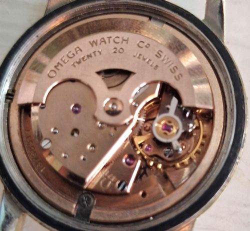 fig 1. 1958 Omega Seamaster Automatic wristwatch