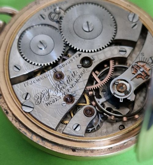 A WALTHAM FULL HUNTER POCKET WATCH - ADDITIONAL PHOTO 4