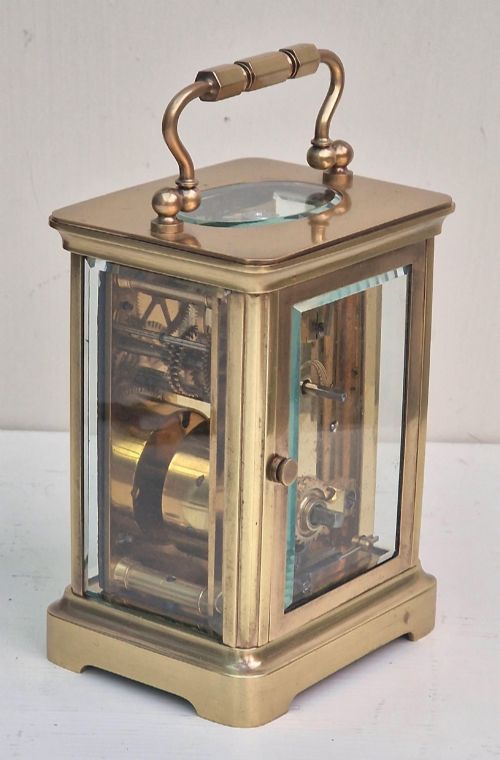 A FRENCH CARRIAGE CLOCK BOX - ADDITIONAL PHOTO 3