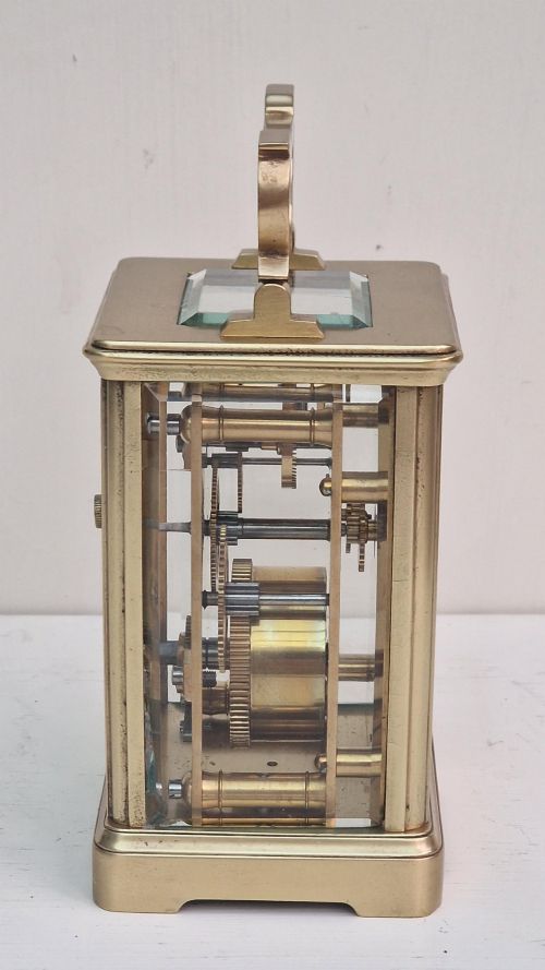 A FRENCH CARRIAGE CLOCK - ADDITIONAL PHOTO 3