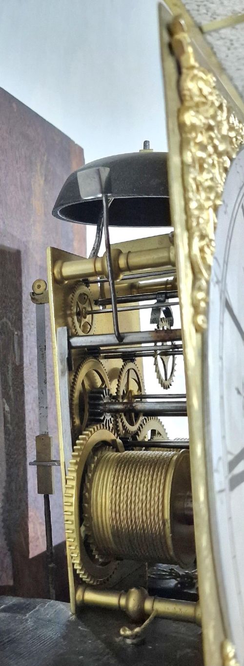 DAVID LESTOURGEON LONDON MONTH DURATION MARQUETRY LONGCASE GRANDFATHER CLOCK - ADDITIONAL PHOTO 6