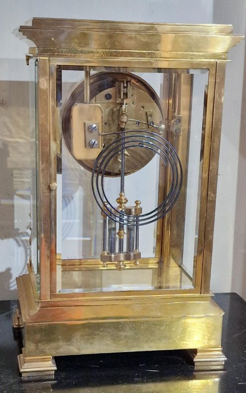 fig 1. A Gilded Four Glass Mantel Clock
