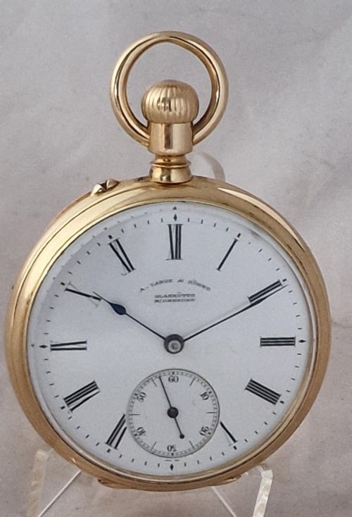 Lange & Sohne 18k Pocket Watch