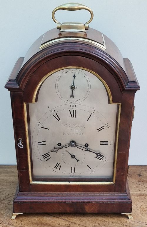 William Gard, Exeter Georgian Bracket/table Clock
