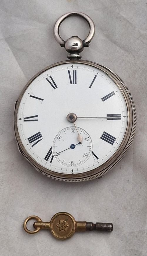 Silver Fusee Pocket Watch, Nottingham