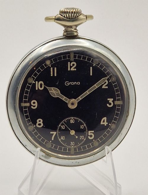 A Grana Ww2 Period Military Pocket Watch