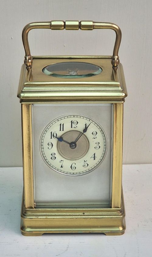 fig 1. A Striking Carriage Clock & Box