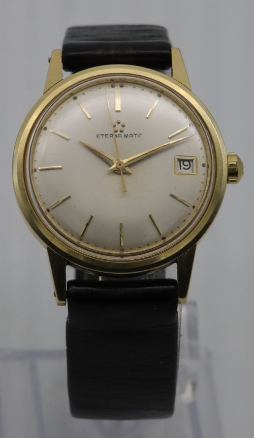 1957 Eterna-matic 14k Gold Wristwatch