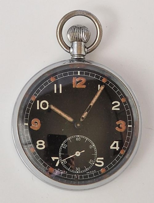 Ww2 Period Military Pocket Watch