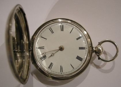 Silver Hunter Watch
