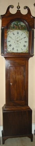 Adam and Eve Automaton Longcase Clock