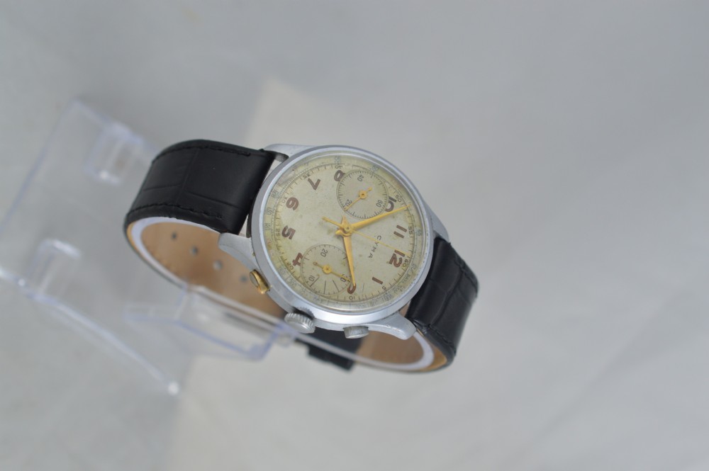 1940s Cyma Chronograph Wristwatch View III