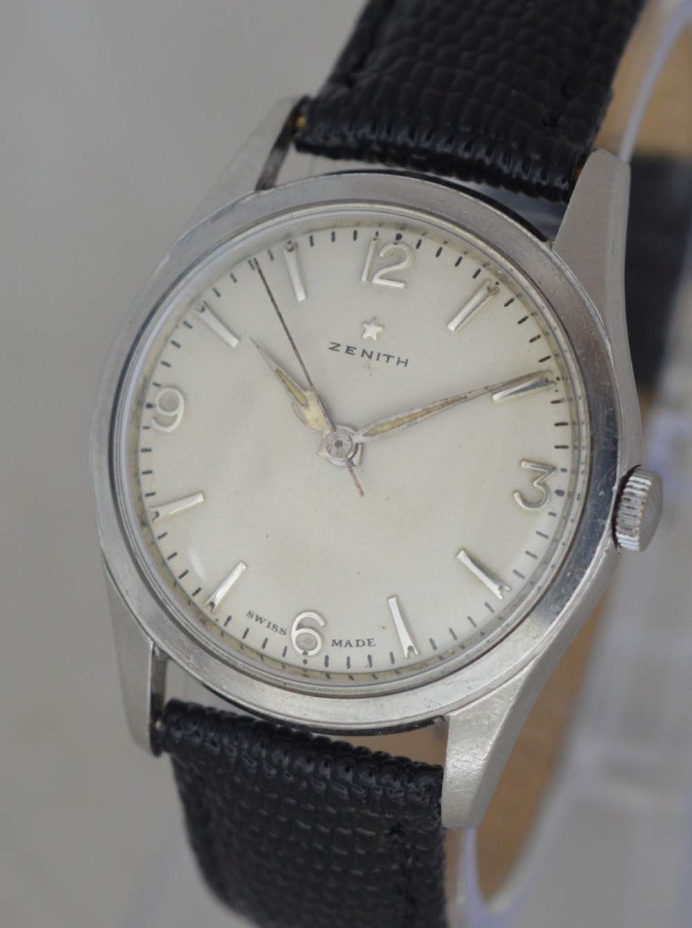 1955 Zenith Stainless Steel Wristwatch