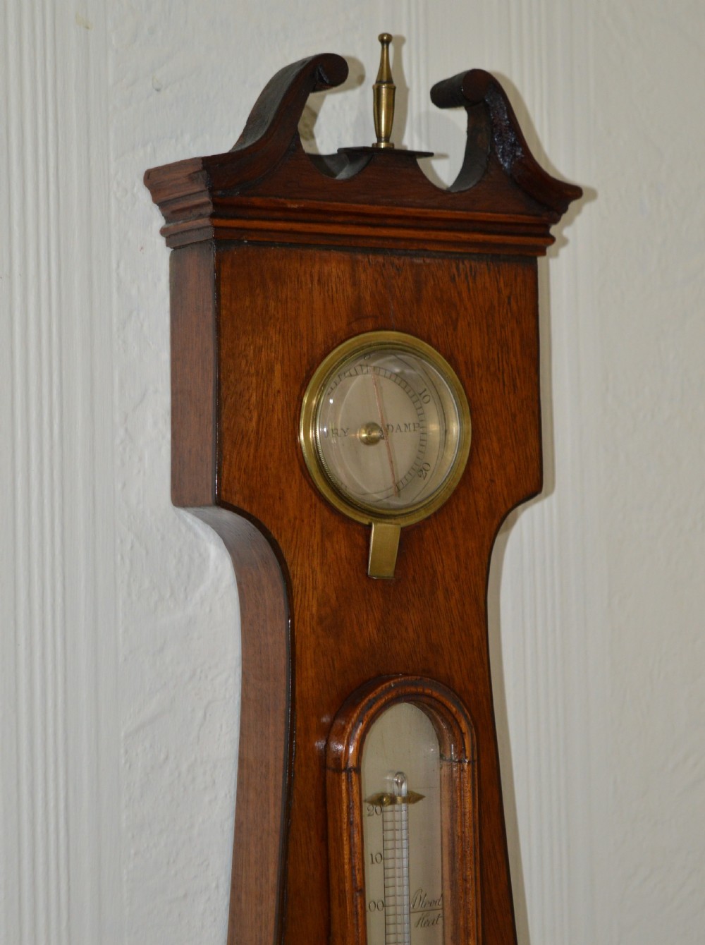 Stanley of Peterborough Mahogany Barometer View V