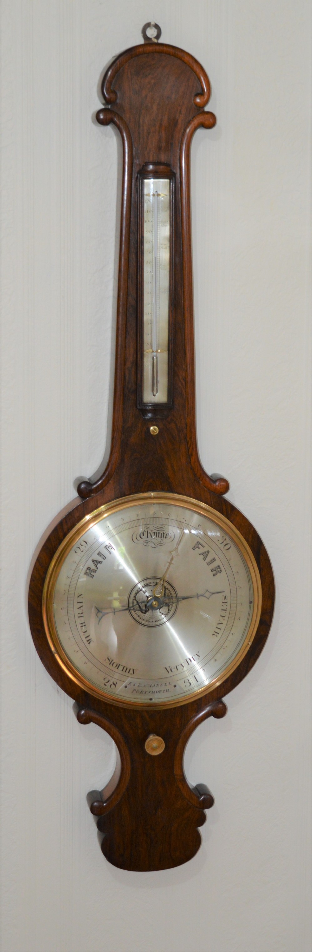 Emanuel of Portsmouth Victorian Barometer