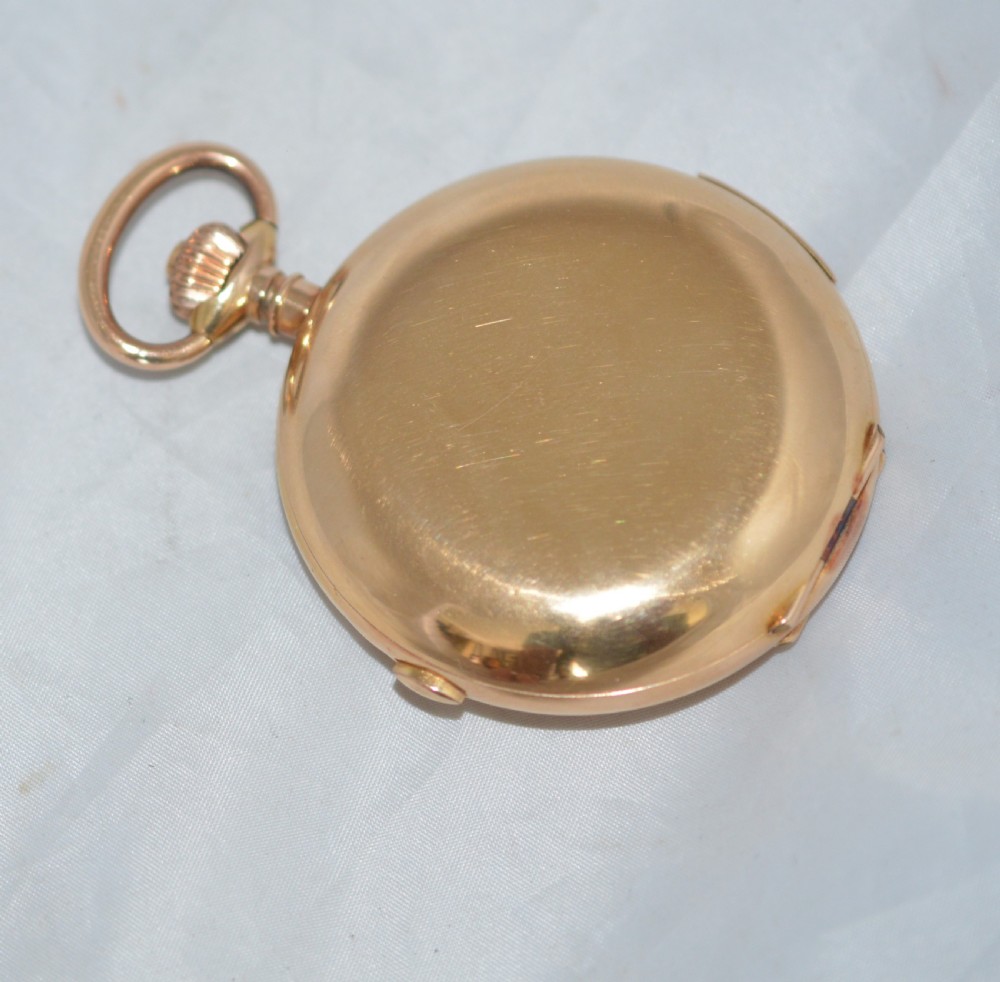 18k Gold quarter Repeating Chronograph Pocket Watch View II