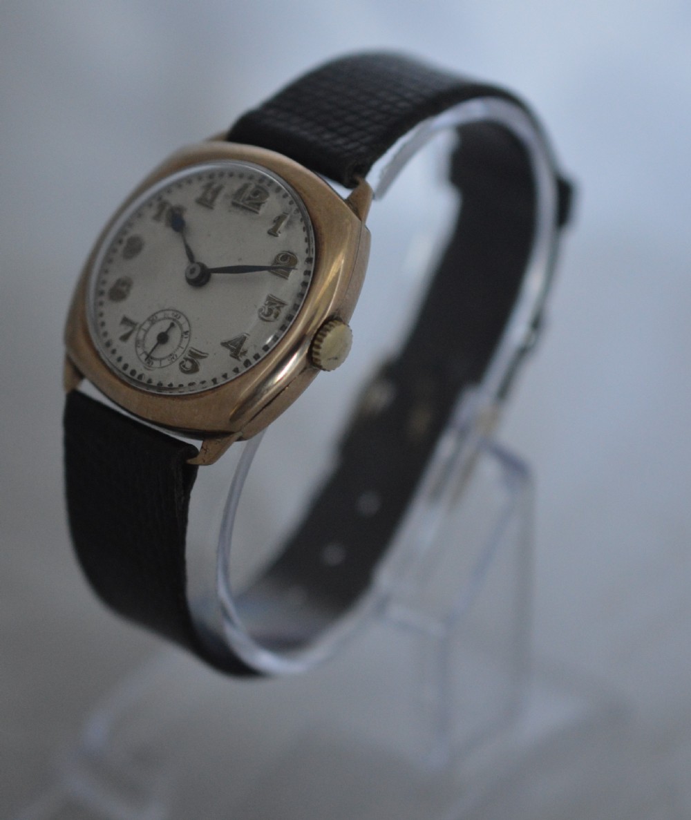 1929 Rotary Cushion Case 9k Gold View VI