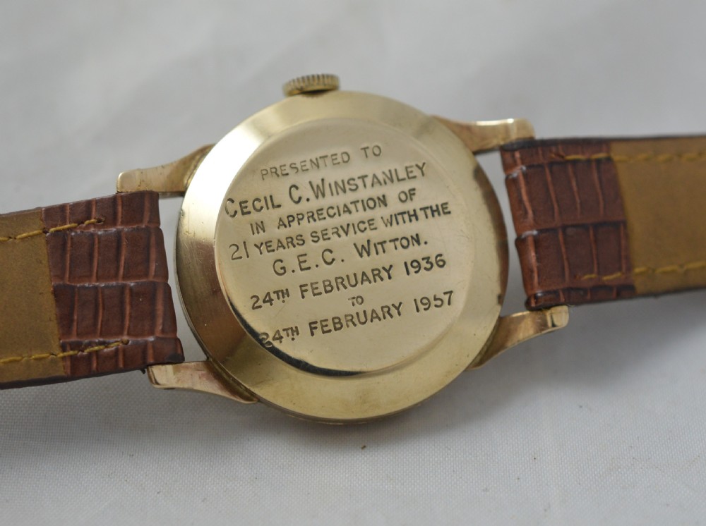 1955 9K Smiths De Luxe Wristwatch with box View IV