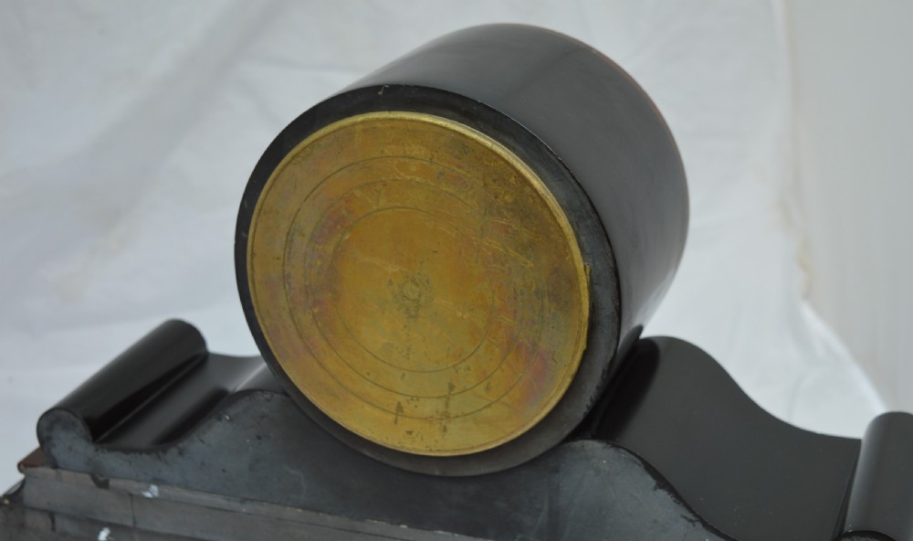 Victorian Drumhead Slate Mantel Clock View IV