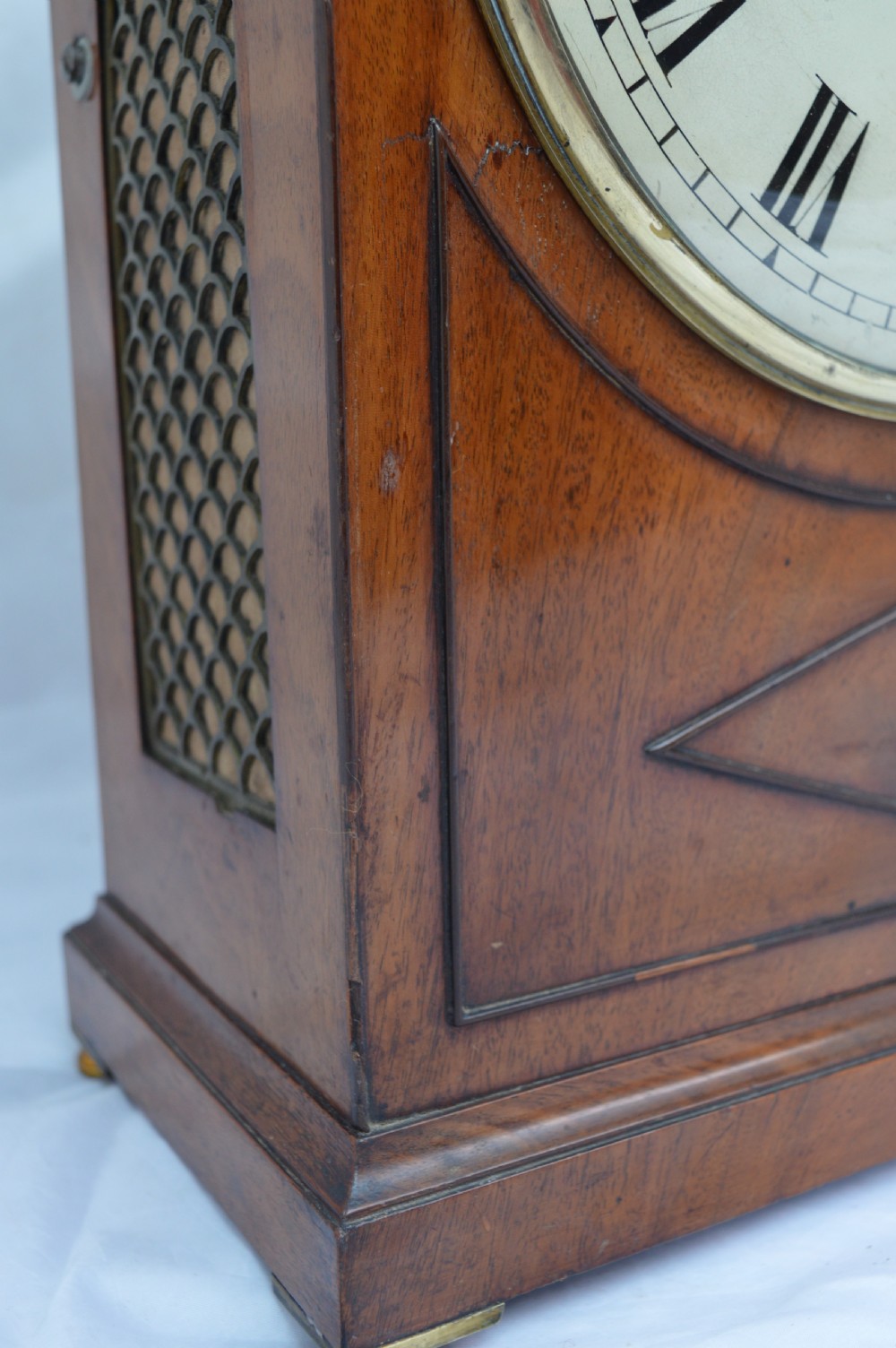 Mark Pain of Ash (Kent) Late Georgian Bracket Clock View IV