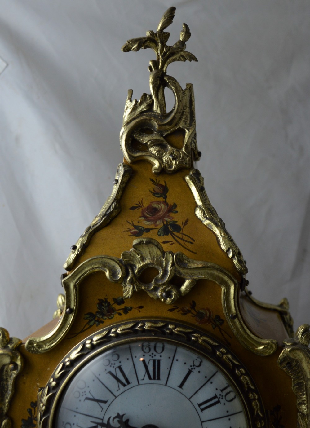 Vernis Martin Slim Mantel Clock View VII