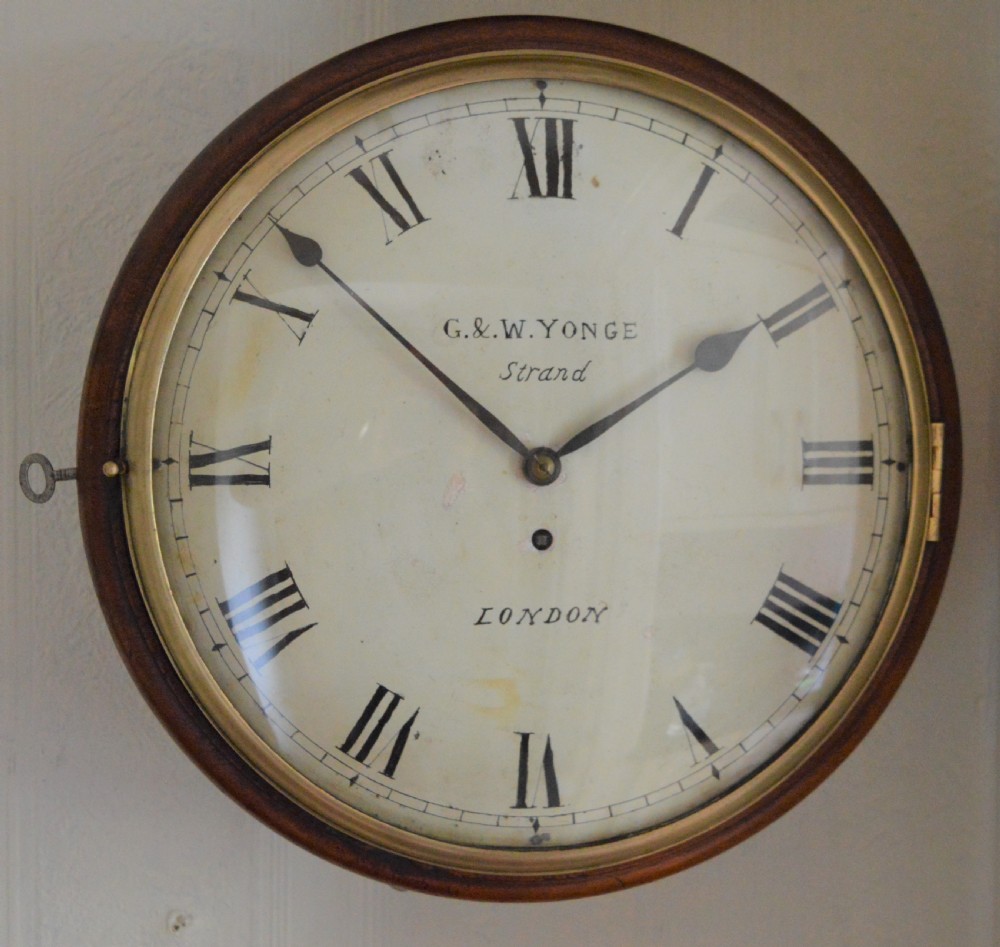 Younge , The Strand, London Fusee Wall Clock