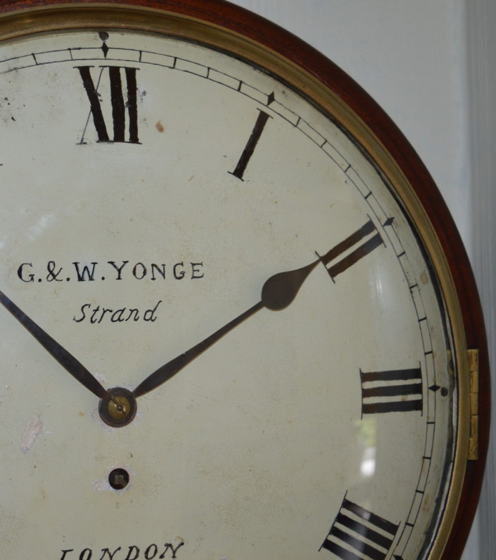 Younge , The Strand, London Fusee Wall Clock View II