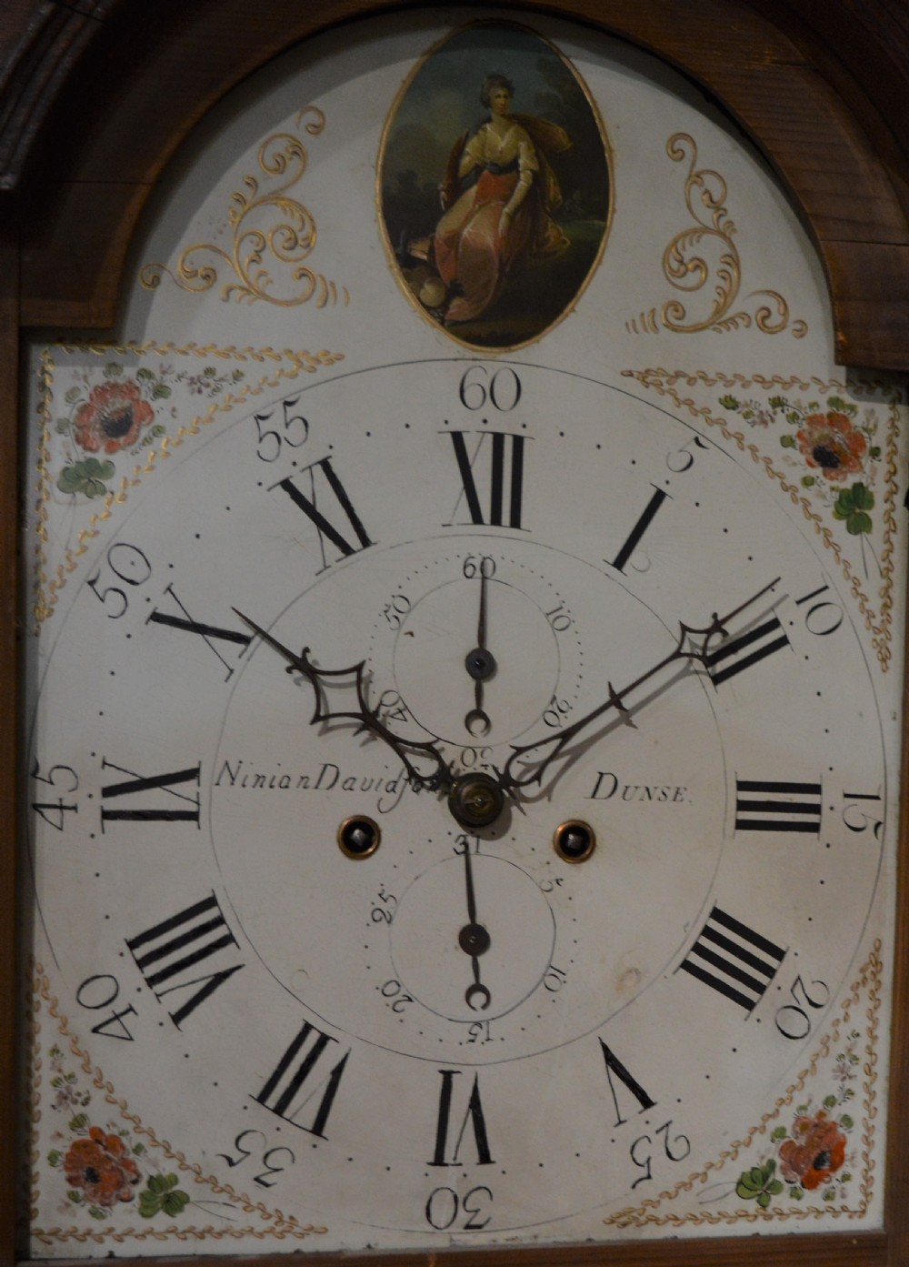 Ninian Davidson of Dunse Scottish Georgian Longcase Clock View III