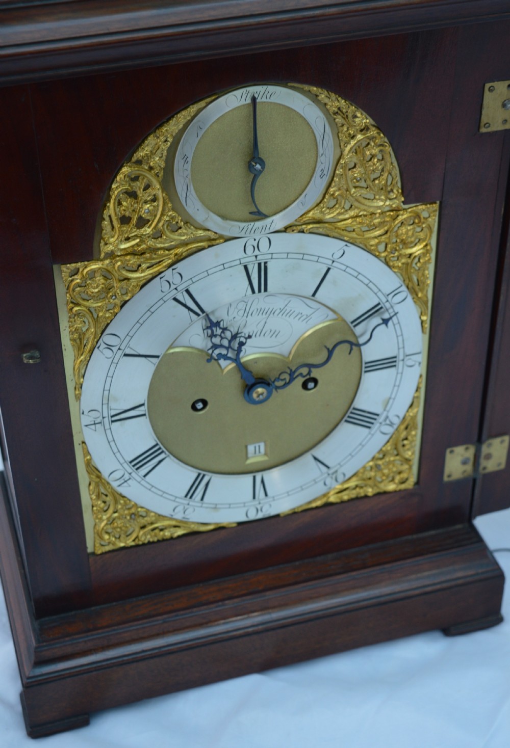 Samuel Honeychurch of London Georgian Bracket Clock View IV