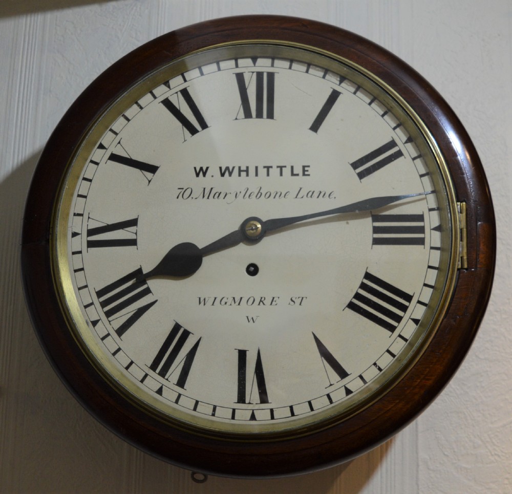 Whitttle of London Fusee Dial wall Clock