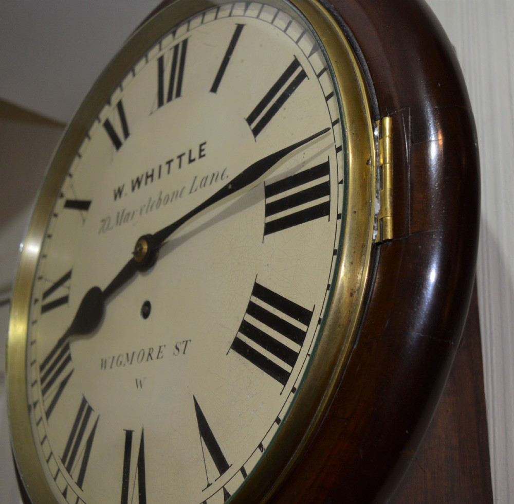 Whitttle of London Fusee Dial wall Clock View III