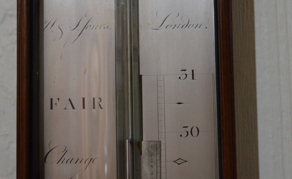 Jones of London Georgian Bow Fronted Stick Barometer View IV