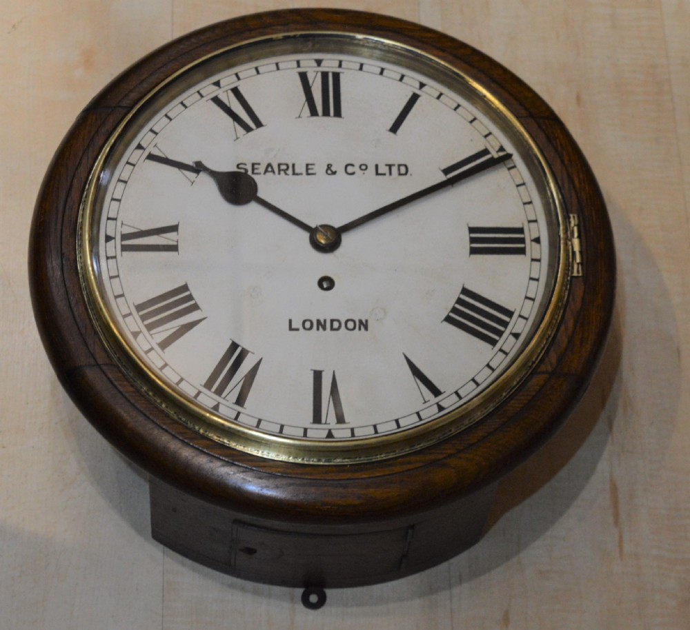 Searle & Co of London Fusee Dial wall Clock