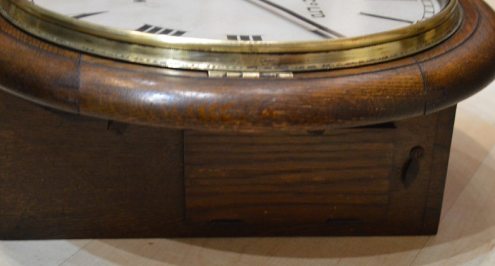 Searle & Co of London Fusee Dial wall Clock View VI