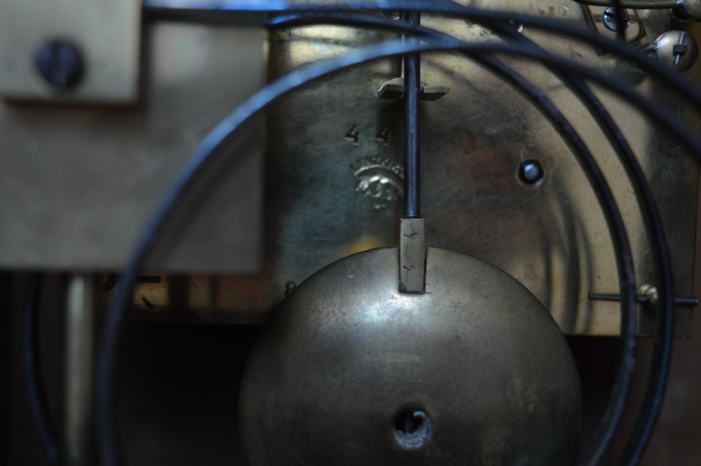 Leinzkirch Ting Tang Walnut Mantel Clock View IV