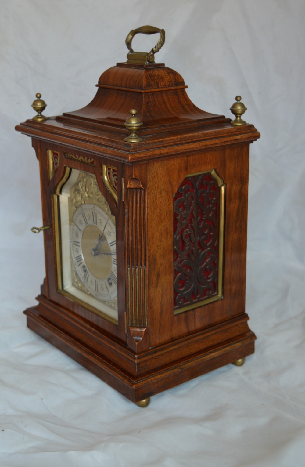 Leinzkirch Ting Tang Walnut Mantel Clock View V