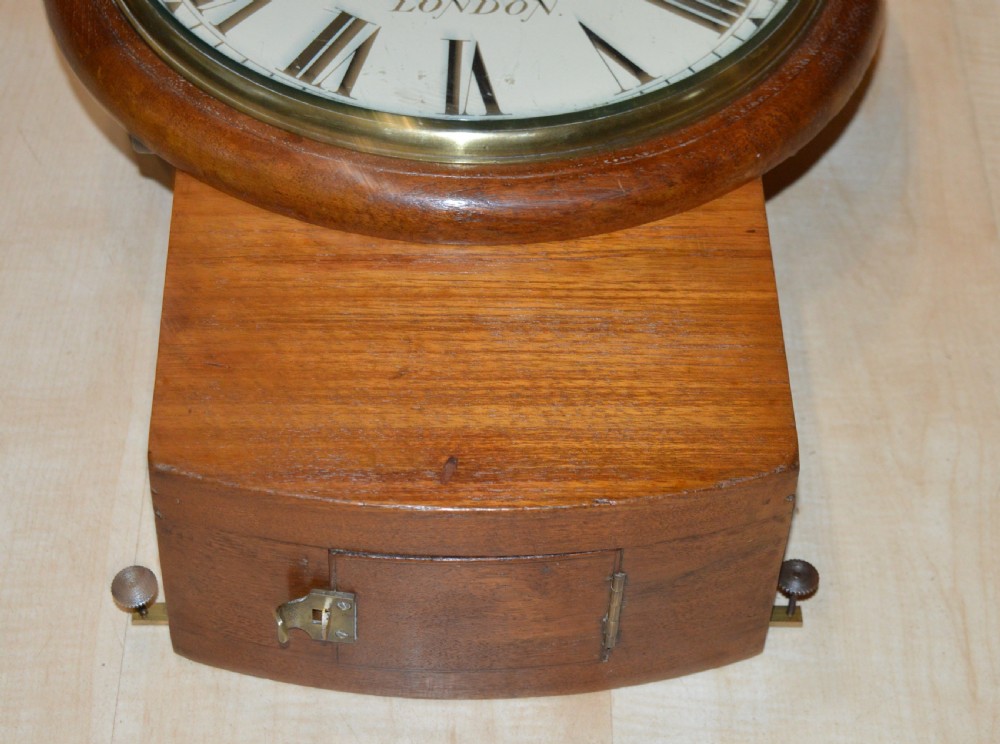 John Jones, London Fusee Dropdial Wall Clock View II