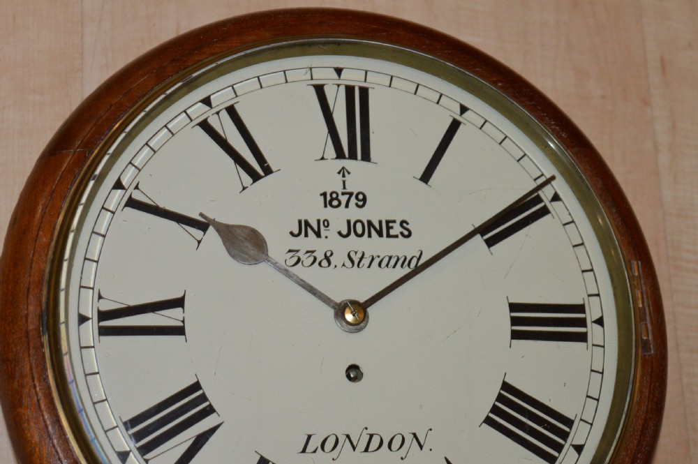 John Jones, London Fusee Dropdial Wall Clock View III