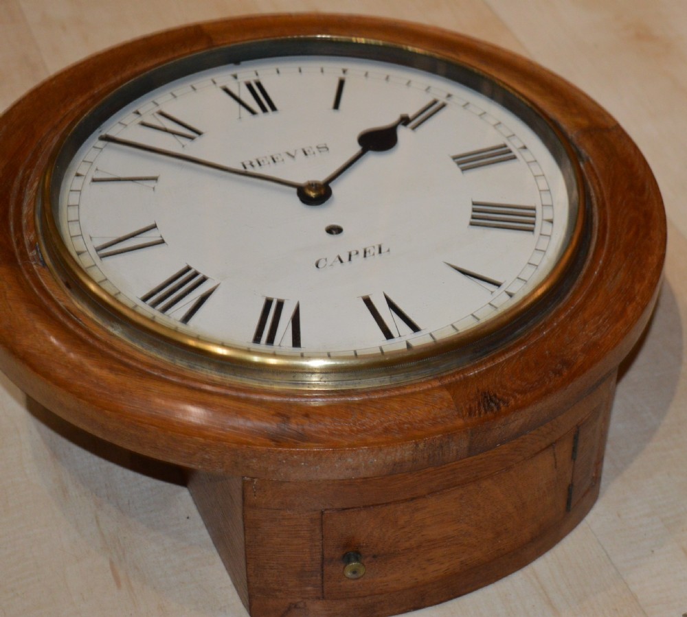 Reeves of Capel Fusee Dial Wall Clock View II