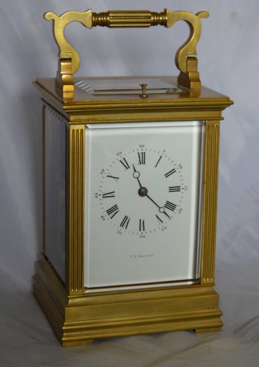 F H Goulding Strike Repeat Carriage Clock