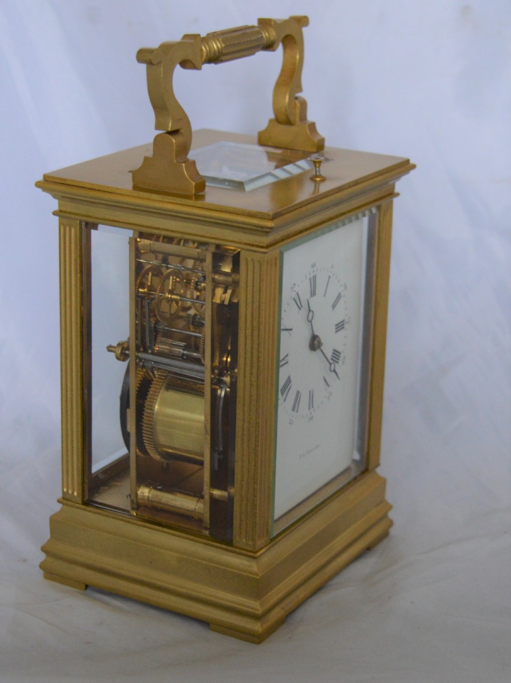 F H Goulding Strike Repeat Carriage Clock View IV