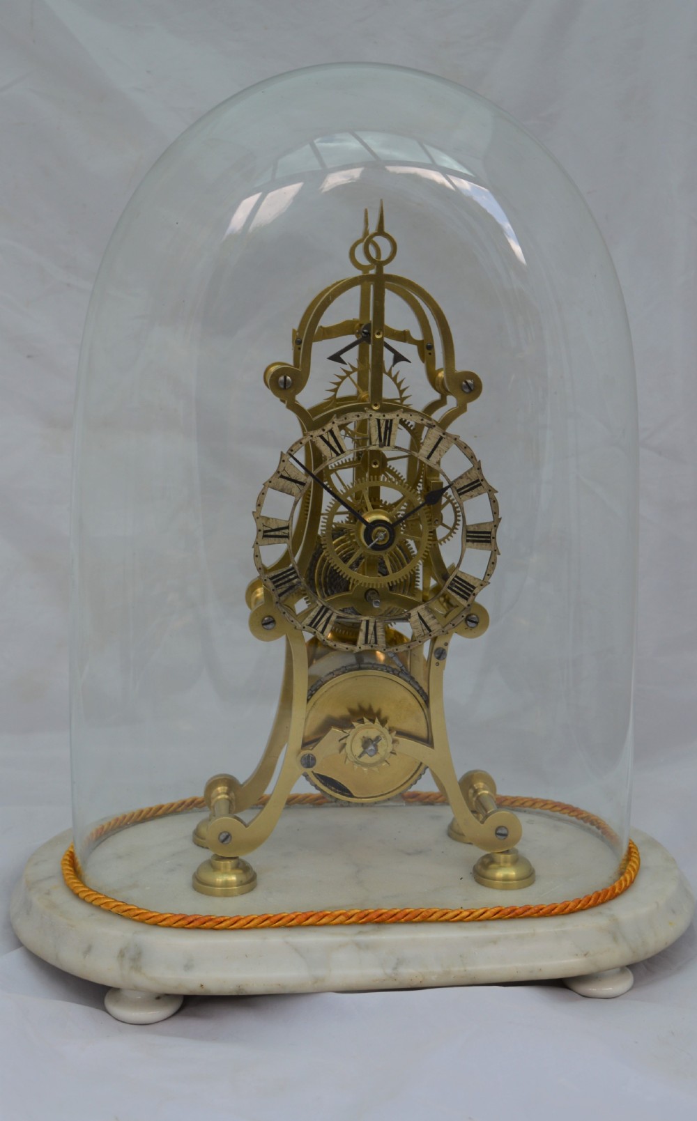 Antique 6-spoke Skeleton clock