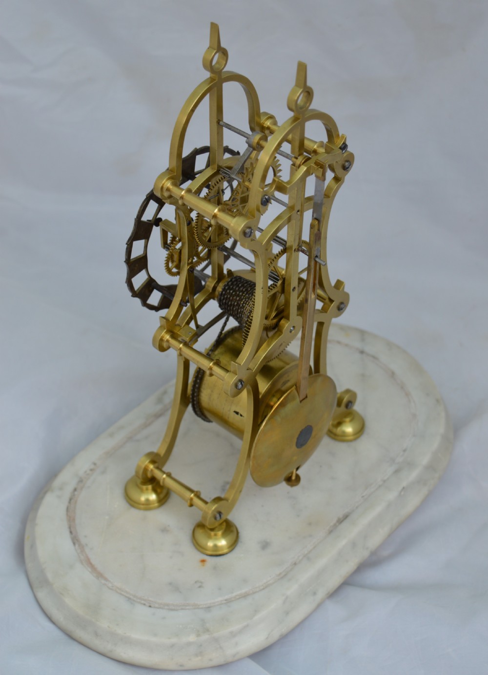 Antique 6-spoke Skeleton clock View II